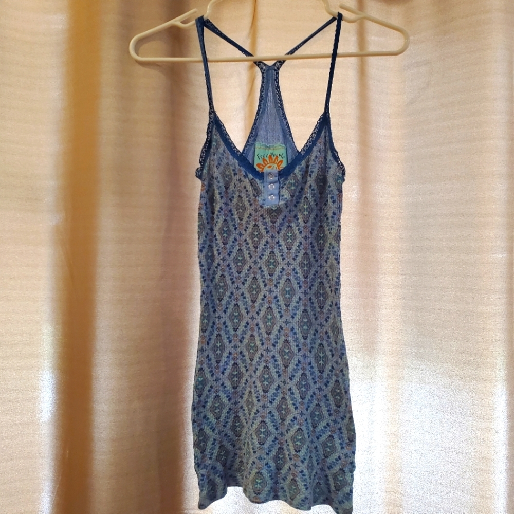Vintage '00s Y2K Free People Racerback Tank
